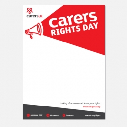 Carers Rights Day poster